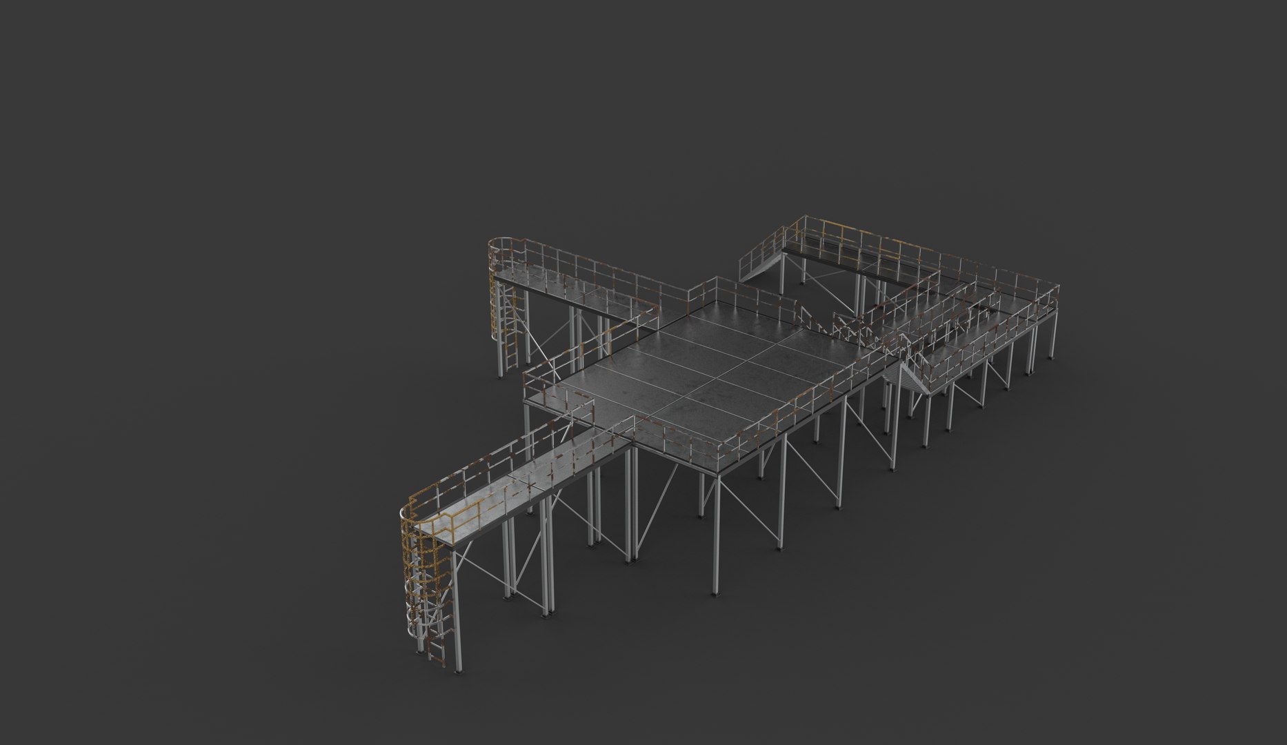 Modular Industrial Platform 3D Model 3D Model - TurboSquid 2529167