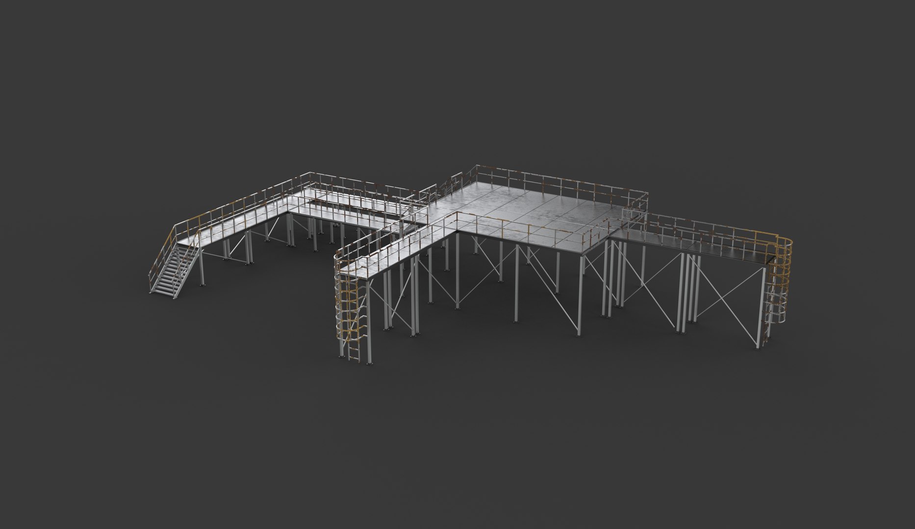 Modular Industrial Platform 3D Model 3D Model - TurboSquid 2529167