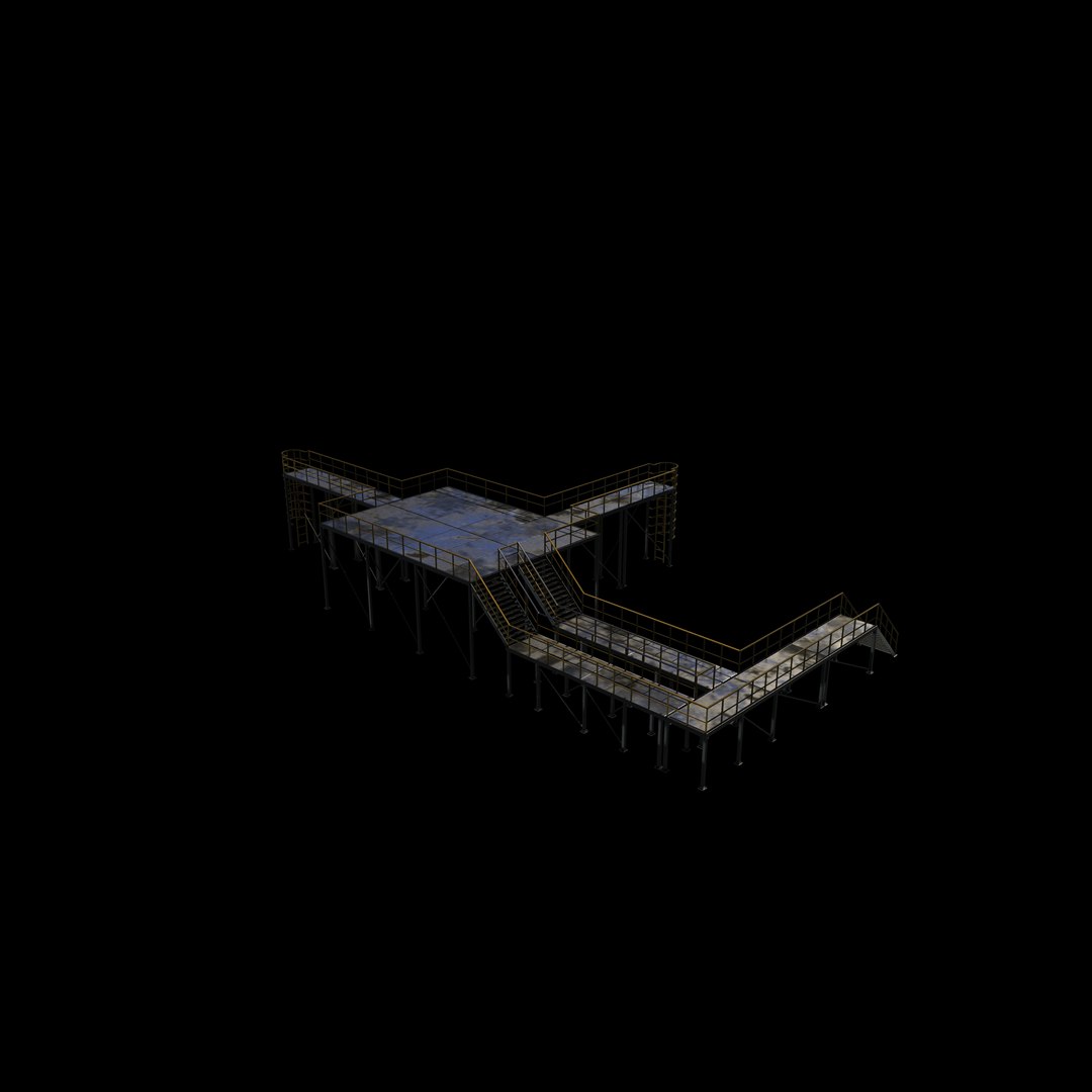Modular Industrial Platform 3D Model 3D Model - TurboSquid 2529167