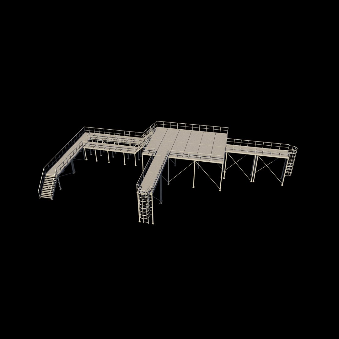 Modular Industrial Platform 3D Model 3D Model - TurboSquid 2529167