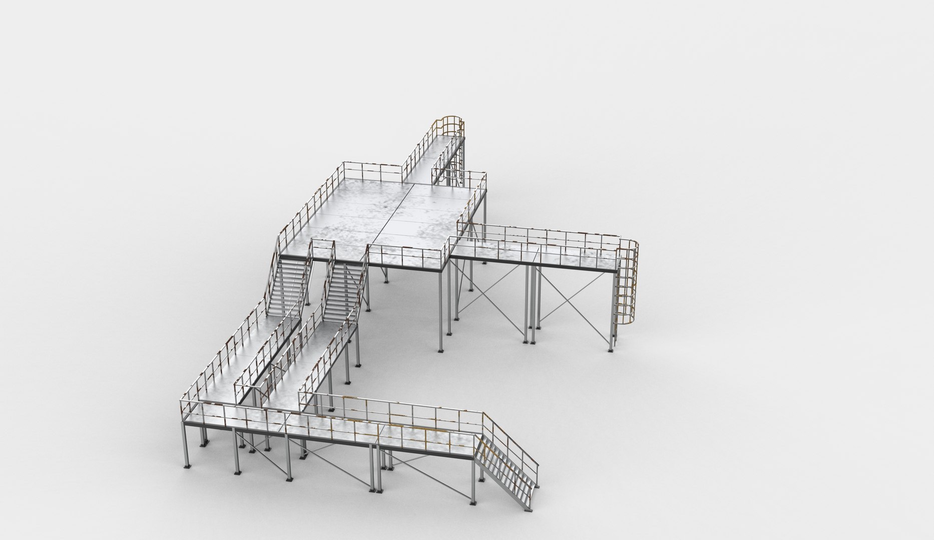 Modular Industrial Platform 3D Model 3D Model - TurboSquid 2529167