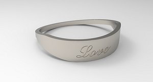 Love Ring Female Platinum