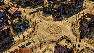 3D ASIAN URBAN ENVIRONMENT SCENE - HONGKONG COMPLETE PACK