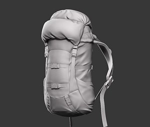 3D backpack model