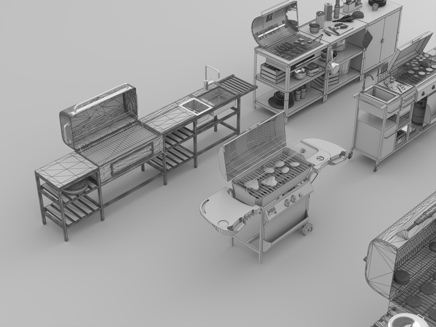 3D Outdoor Kitchen BBQ Station Set https://p.turbosquid.com/ts-thumb/uI/f0wBor/HH/bbq14/png/1782997653/1920x1080/fit_q87/38e08ac73a13180581f73ddcbbf19a4eaefb1447/bbq14.jpg