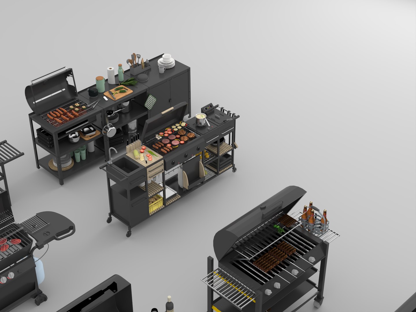 3D Outdoor Kitchen BBQ Station Set https://p.turbosquid.com/ts-thumb/uI/f0wBor/Jc/bbq7/png/1782997666/1920x1080/fit_q87/ad83a8aacc65caf399b52d434724e577a4824c43/bbq7.jpg