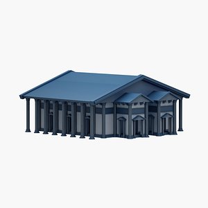 3D model Greek State Building 19