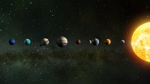 Solar System Planets 3D Models