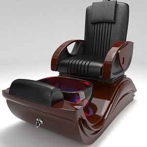 3D electric pedicure chair model