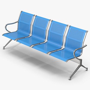 Blue Airport Seating