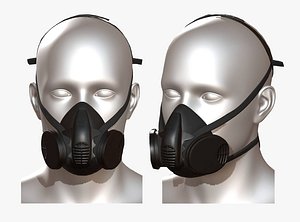 gas mask 3D model