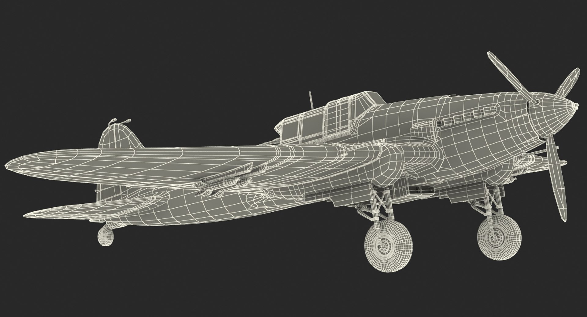 Ilyushin il-2 wwii soviet 3D - TurboSquid 1205392