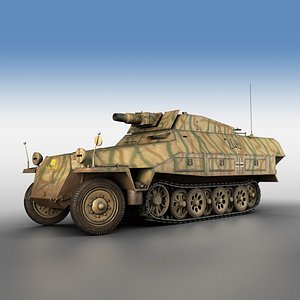 3D sd kfz 251 9