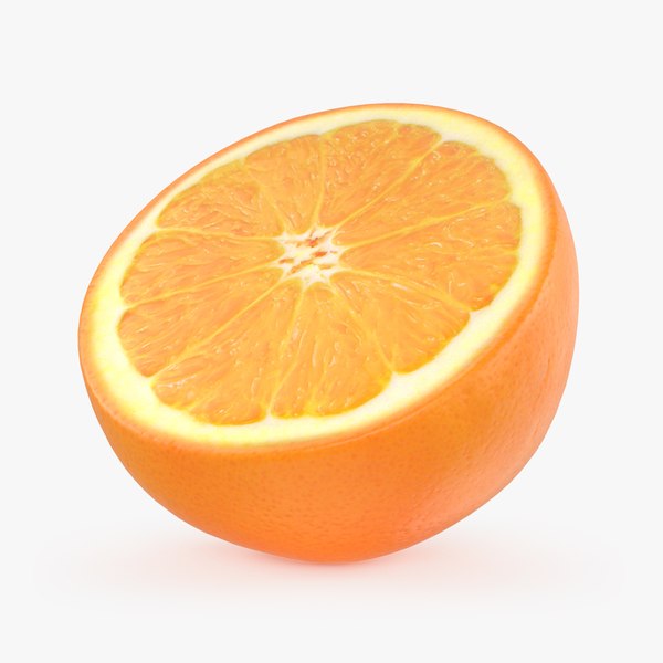 Half Orange 3D model