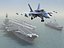 USS Nimitz - & - FA18E