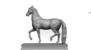 3D model horse