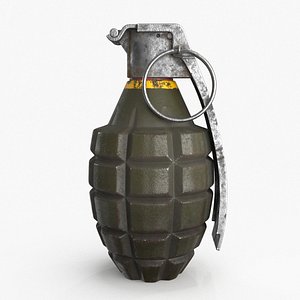 3D Hand Grenade model