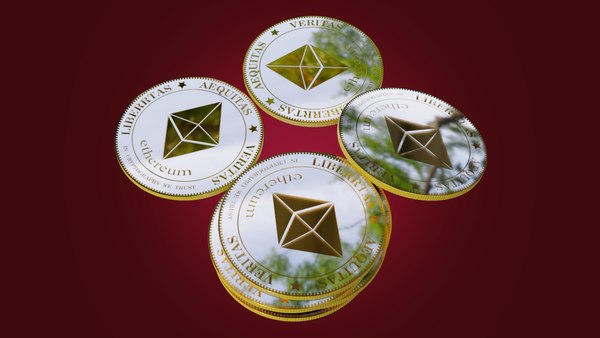 etherium coin 3D