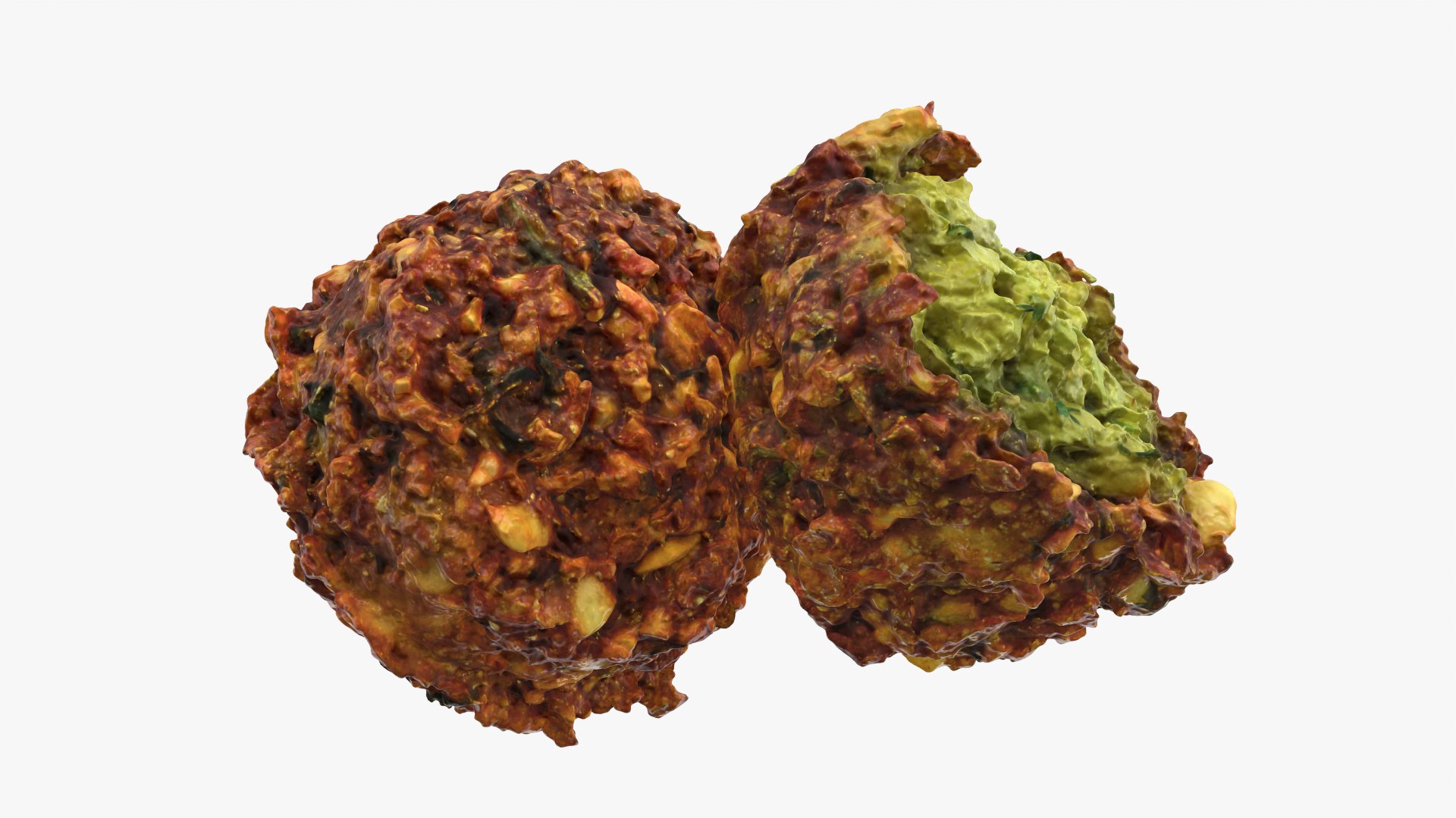 3D Falafel Ball with Half model https://p.turbosquid.com/ts-thumb/uJ/5pvP9j/SF/falafel02_0011/png/1751313055/1920x1080/fit_q87/e07e6523c16d1efc079516e8f3c46422447c22b1/falafel02_0011.jpg