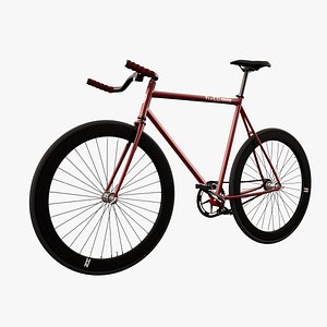 photorealistic fixed bicycle 3d max