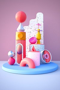 C4D Creative minimalist