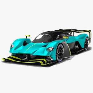 Aston Martin Valkyrie AMR PRO 2025 WEC Hypercar Race Car 3D model