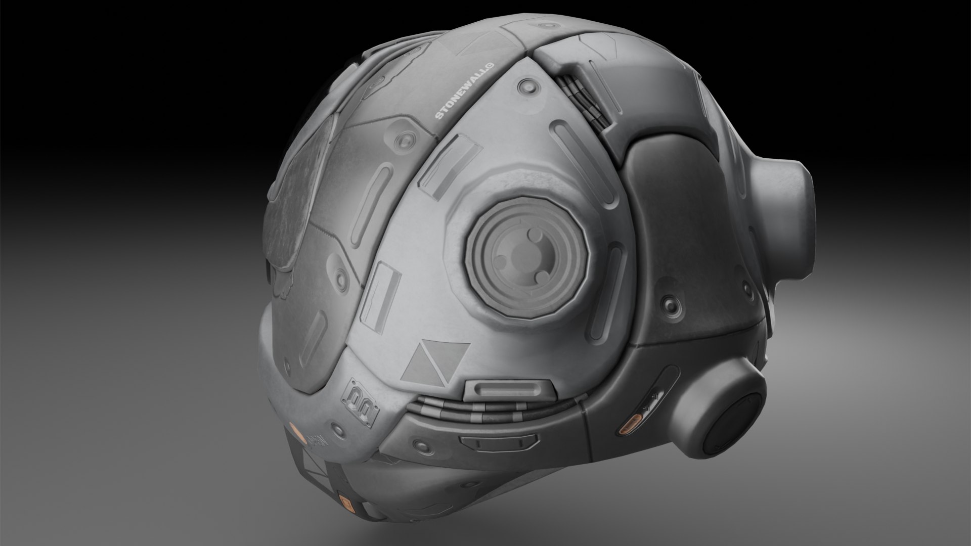 Sci-fi Helmet Model - TurboSquid 2101337