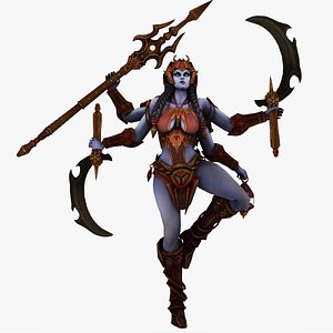 3D Kali warrior