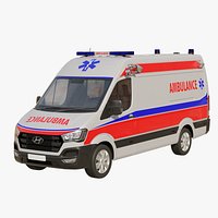 Emergency Ambulance Van