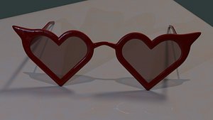 Heart shaped sunglasses