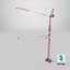 3D Construction Tower Crane