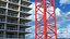 3D Construction Tower Crane