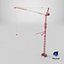 3D Construction Tower Crane