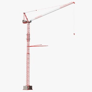 3D Construction Tower Crane