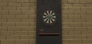 darts props 3D model