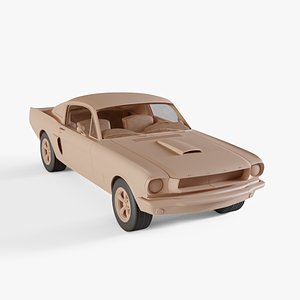 1965 Ford Mustang 3D model