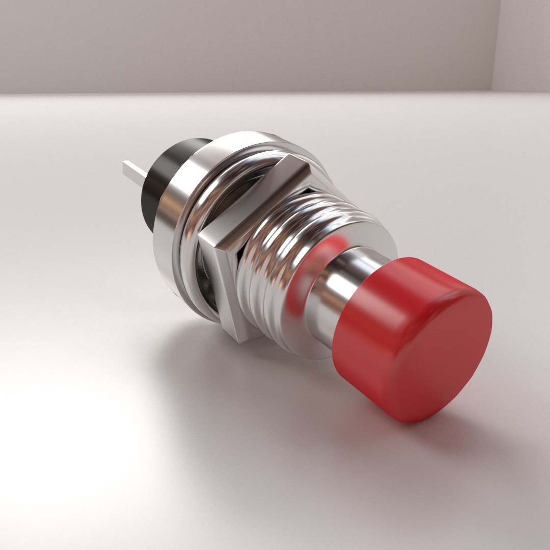 Push Button Model - TurboSquid 1179586