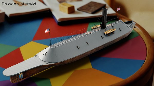 3D модель Модель CSS Вирджиния - TurboSquid 2371745
