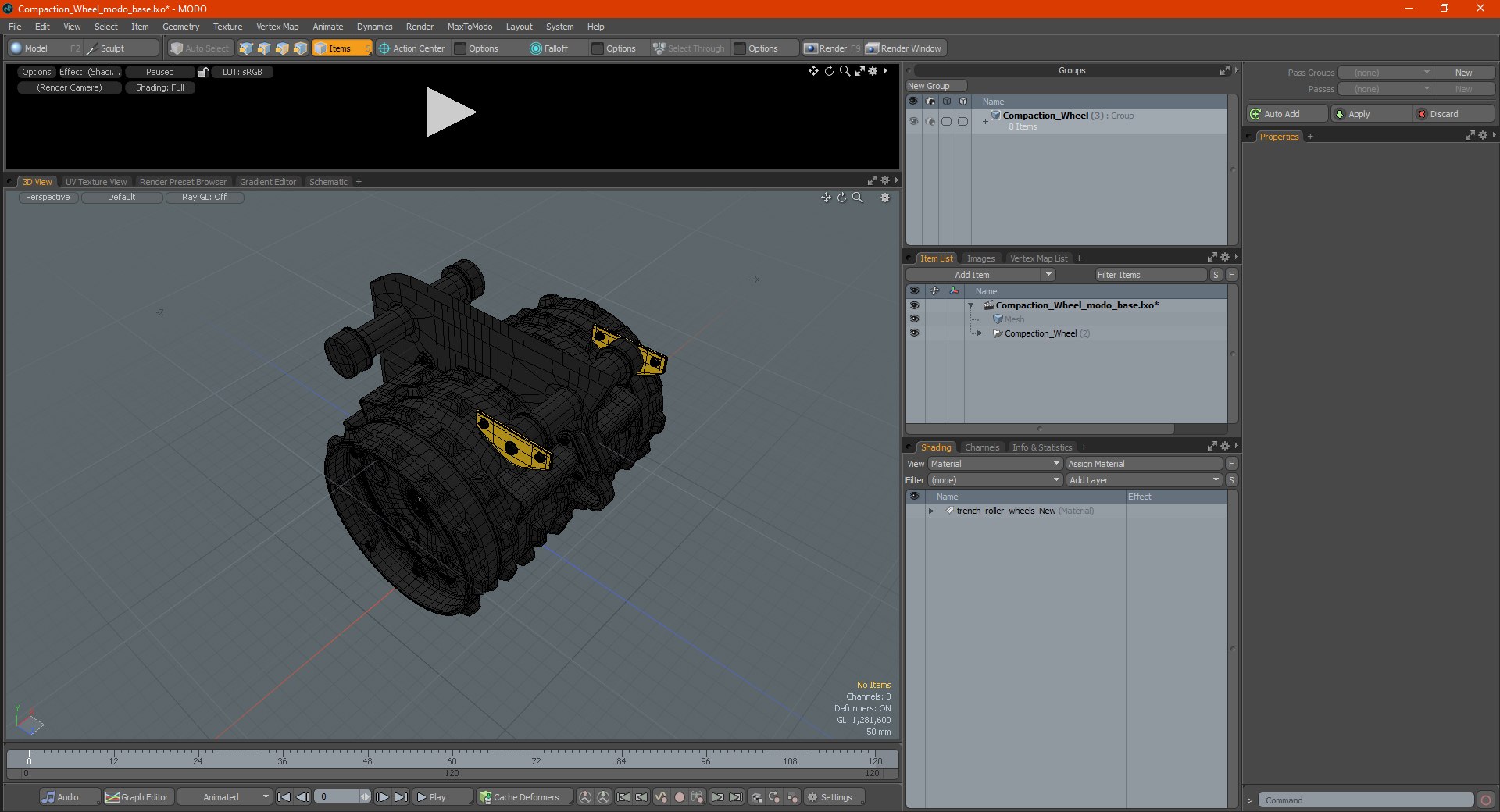 Compaction Wheel 3D model https://p.turbosquid.com/ts-thumb/uJ/dMWTBK/7B/compactionwheel3dsmodel025/jpg/1620298776/1920x1080/fit_q87/0f94cc0a2ce0b9cc2b8e3c621250cce7c670f1a9/compactionwheel3dsmodel025.jpg
