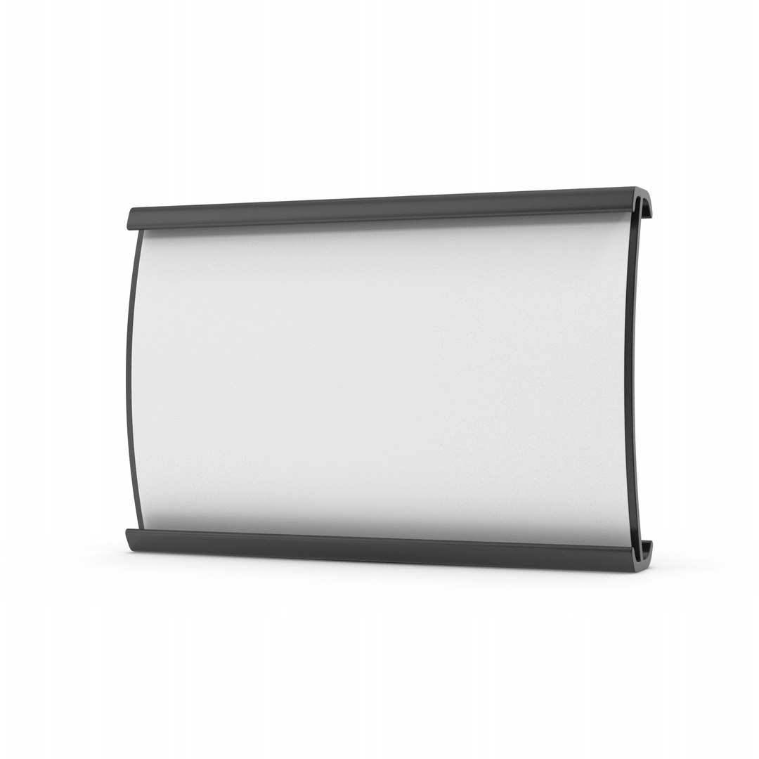 Black Label Holder 3D Model TurboSquid 2157539