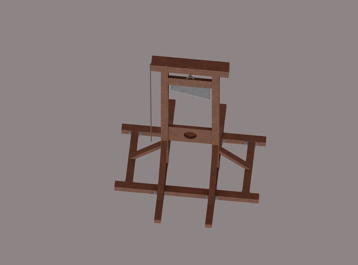 Guillotine 3D Model - TurboSquid 1868165