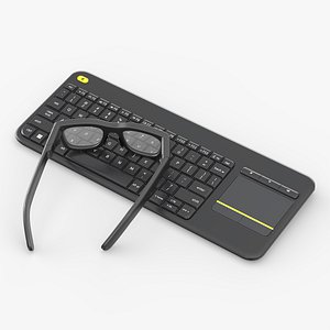 3D Smart Glasses on Wireless Keyboard