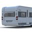 Modele Toyota 4Runner i Hobby Caravan Prestige 3D