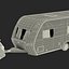 Modele Toyota 4Runner i Hobby Caravan Prestige 3D