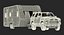 Modele Toyota 4Runner i Hobby Caravan Prestige 3D