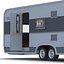 Modele Toyota 4Runner i Hobby Caravan Prestige 3D