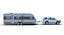 Modele Toyota 4Runner i Hobby Caravan Prestige 3D