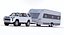 Modele Toyota 4Runner i Hobby Caravan Prestige 3D
