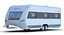 Modele Toyota 4Runner i Hobby Caravan Prestige 3D
