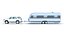 Modele Toyota 4Runner i Hobby Caravan Prestige 3D